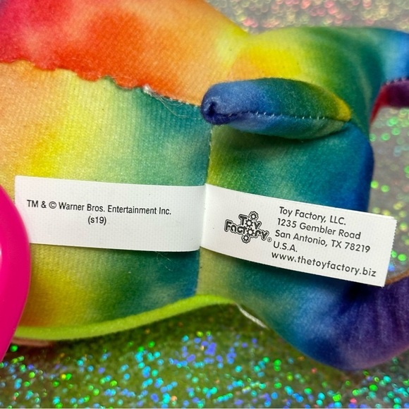 WB Looney Tunes TAZ Plush Rainbow Tie Die Tasmanian Devil Stuffed Animal *RARE* - Picture 14 of 16